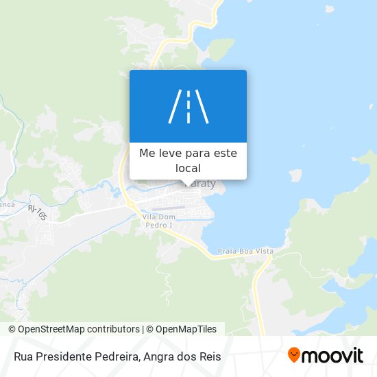 Rua Presidente Pedreira mapa