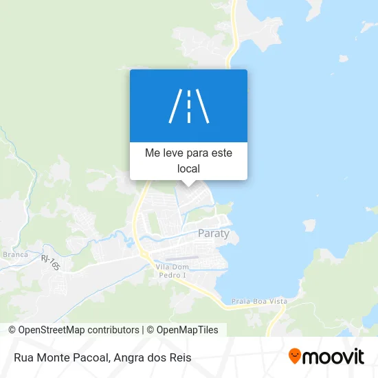 Rua Monte Pacoal mapa
