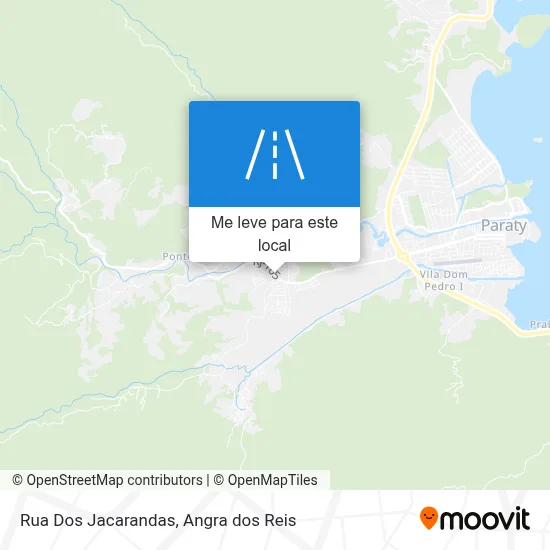 Rua Dos Jacarandas mapa