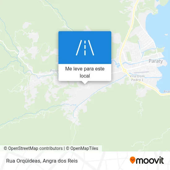 Rua Orqúideas mapa