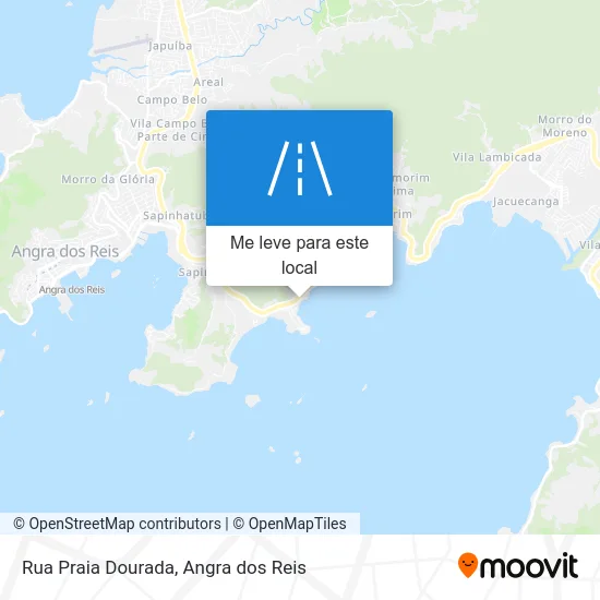 Rua Praia Dourada mapa