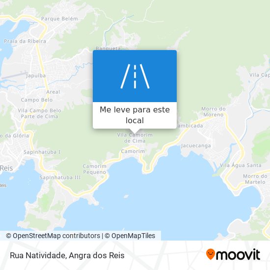 Rua Natividade mapa