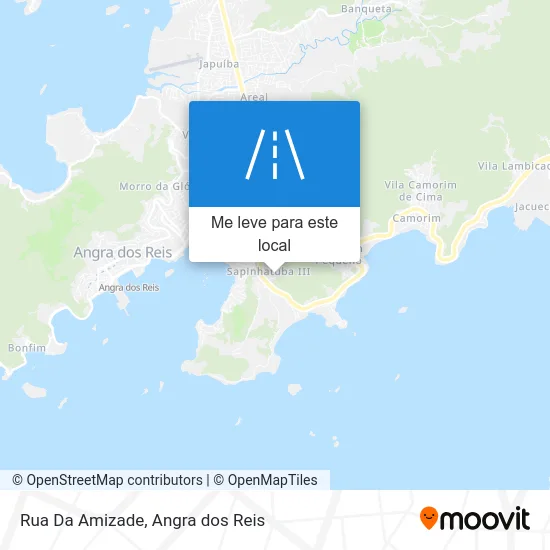 Rua Da Amizade mapa