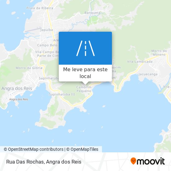 Rua Das Rochas mapa