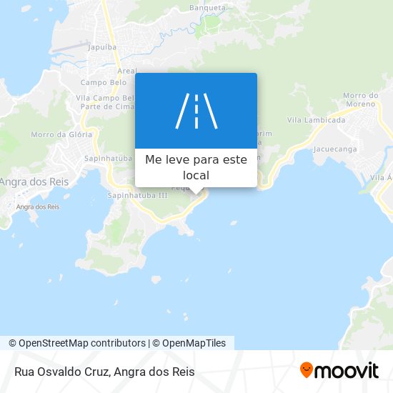 Rua Osvaldo Cruz mapa