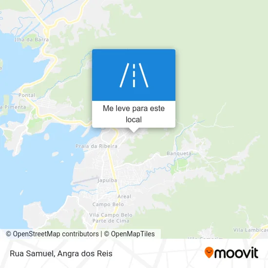 Rua Samuel mapa