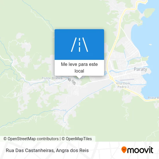Rua Das Castanheiras mapa