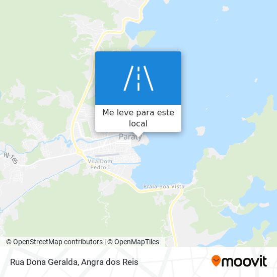 Rua Dona Geralda mapa
