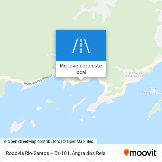Rodovia Rio-Santos -- Br-101 mapa