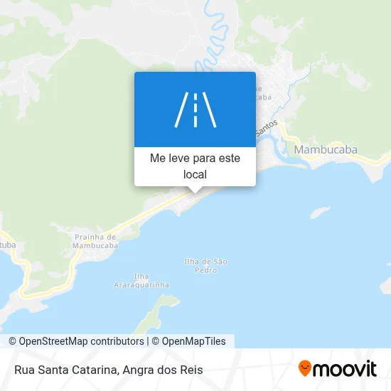 Rua Santa Catarina mapa