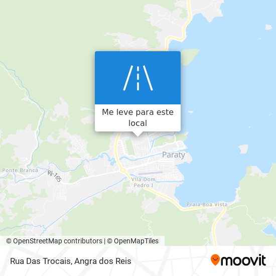 Rua Das Trocais mapa