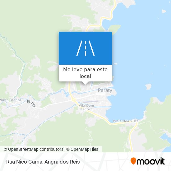 Rua Nico Gama mapa