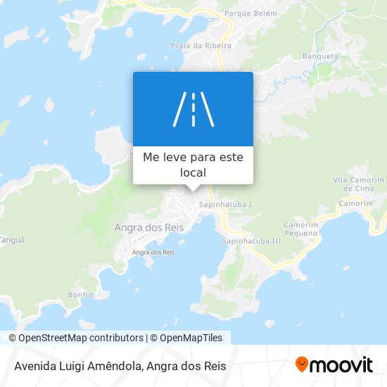 Avenida Luigi Amêndola mapa
