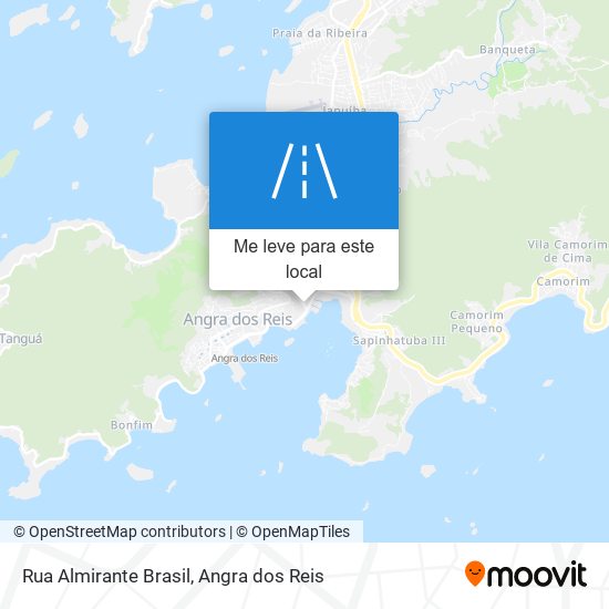 Rua Almirante Brasil mapa