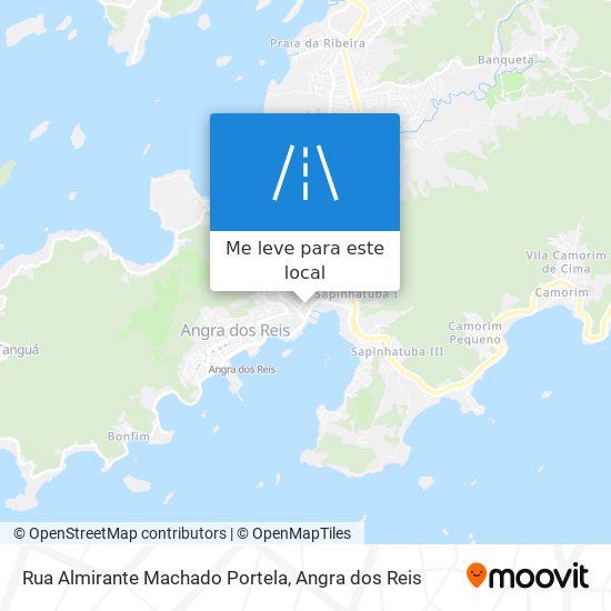 Rua Almirante Machado Portela mapa
