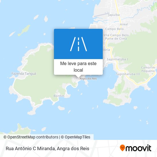 Rua Antônio C Miranda mapa