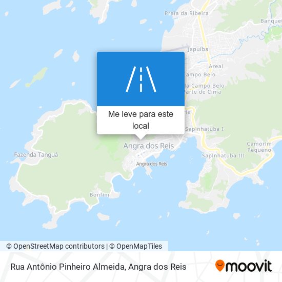 Rua Antônio Pinheiro Almeida mapa