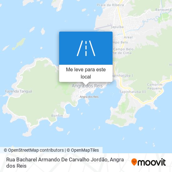 Rua Bacharel Armando De Carvalho Jordão mapa