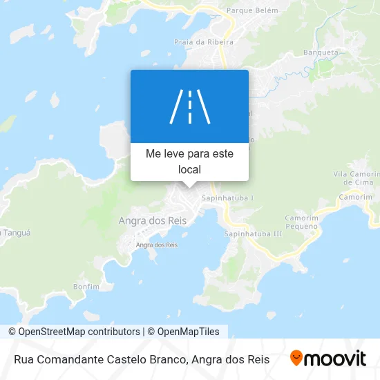 Rua Comandante Castelo Branco mapa