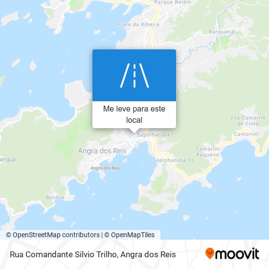 Rua Comandante Silvio Trilho mapa