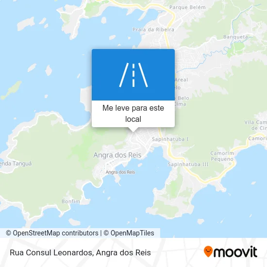 Rua Consul Leonardos mapa
