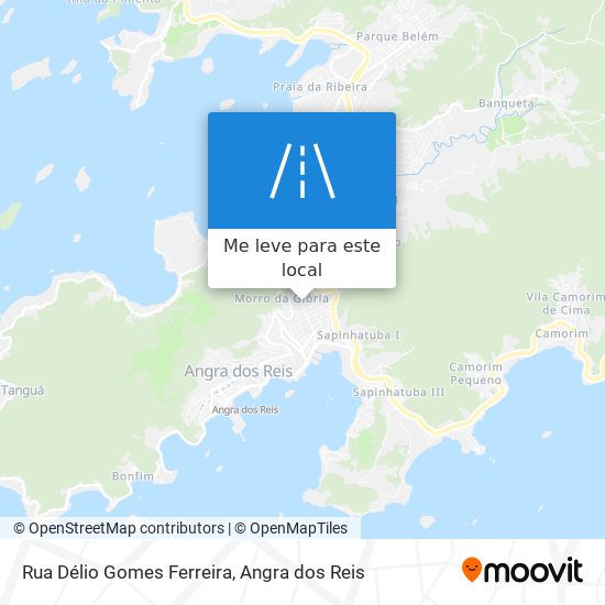 Rua Délio Gomes Ferreira mapa