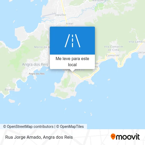 Rua Jorge Amado mapa