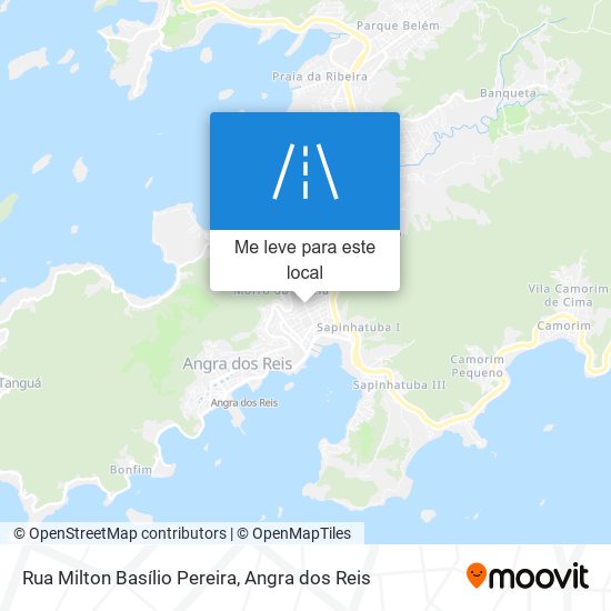 Rua Milton Basílio Pereira mapa