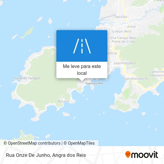 Rua Onze De Junho mapa