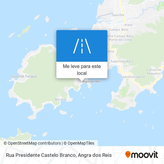 Rua Presidente Castelo Branco mapa