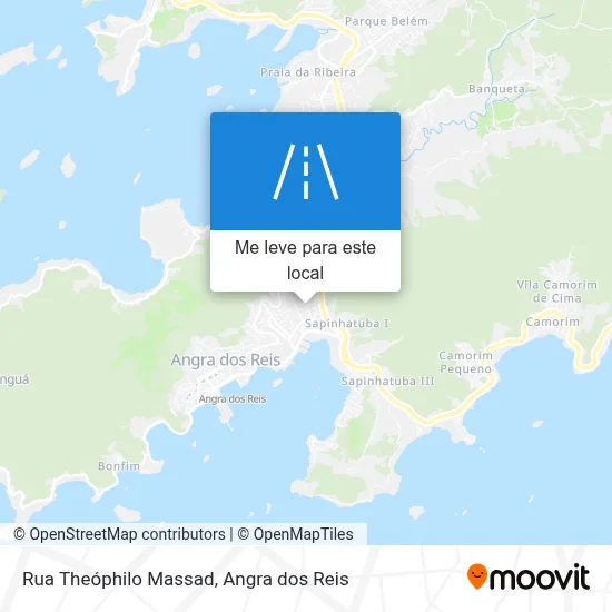 Rua Theóphilo Massad mapa