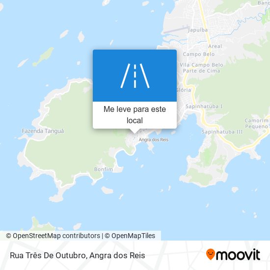 Rua Três De Outubro mapa