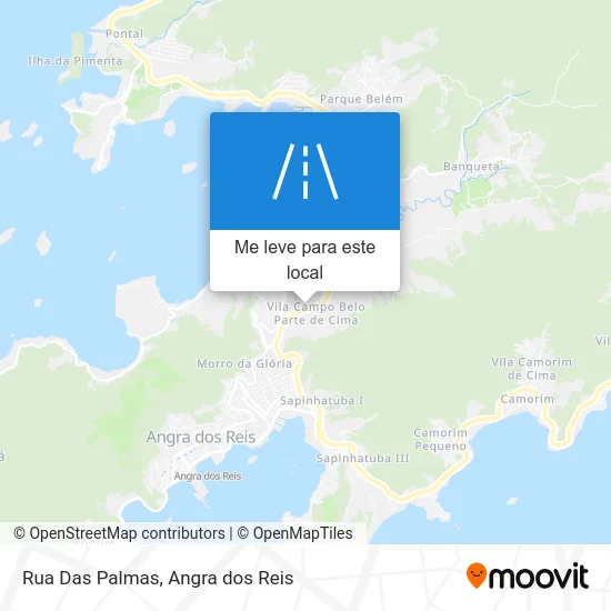 Rua Das Palmas mapa