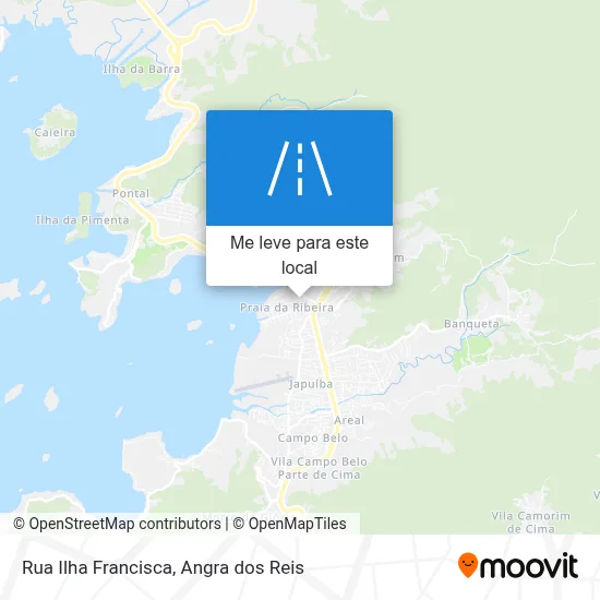Rua Ilha Francisca mapa
