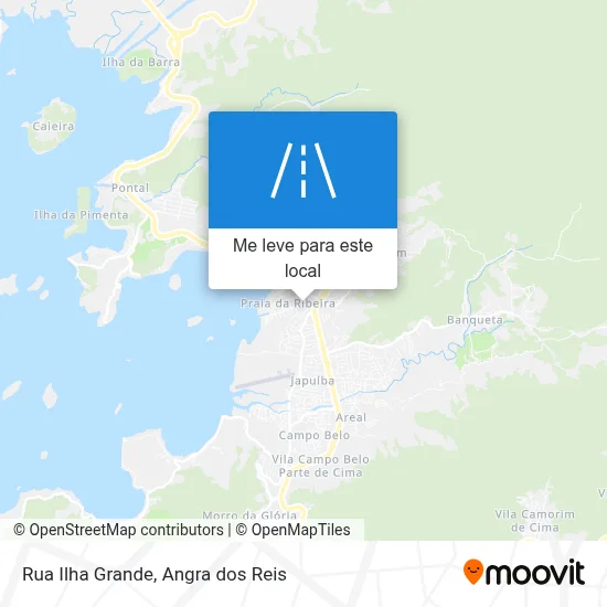 Rua Ilha Grande mapa