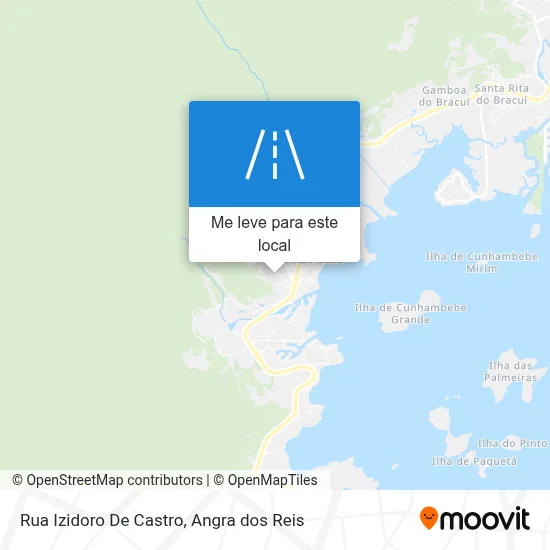 Rua Izidoro De Castro mapa