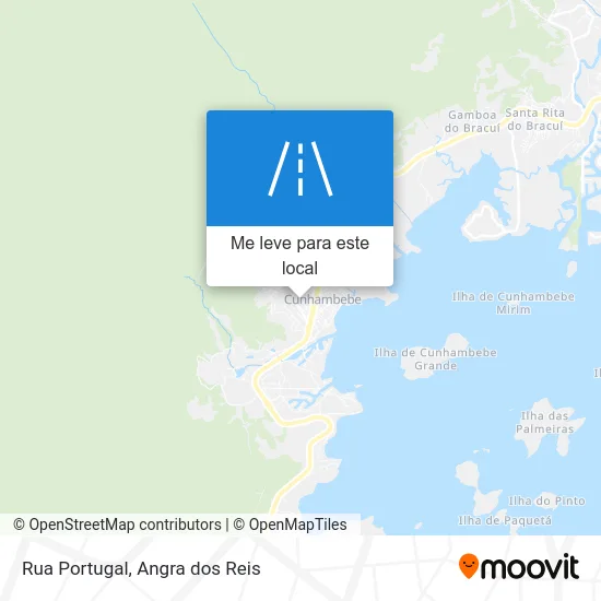 Rua Portugal mapa