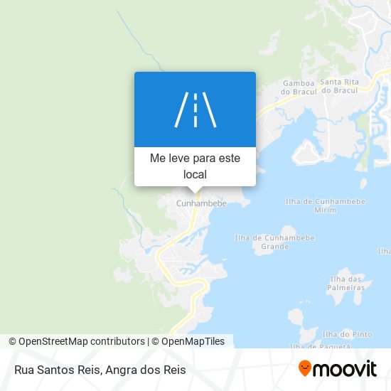 Rua Santos Reis mapa