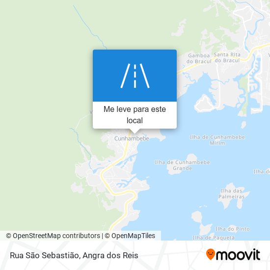 Rua São Sebastião mapa