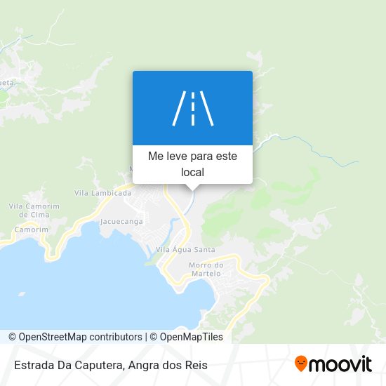 Estrada Da Caputera mapa