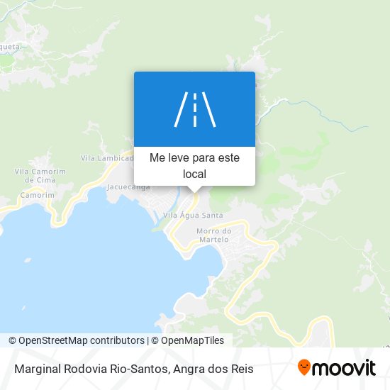Marginal Rodovia Rio-Santos mapa