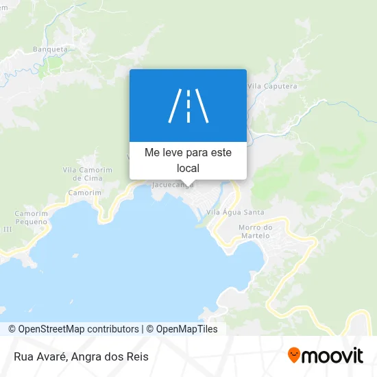 Rua Avaré mapa