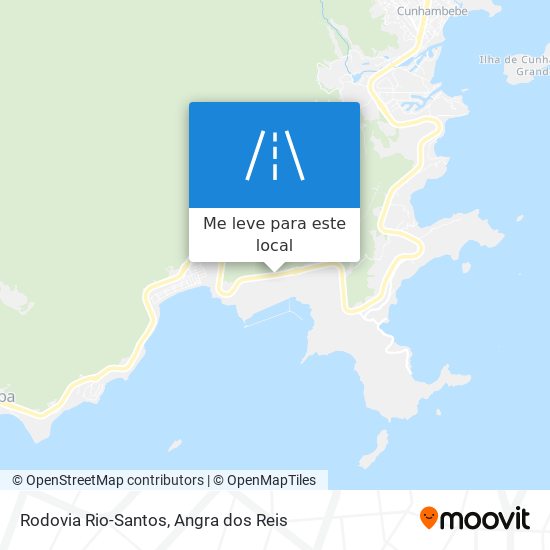 Rodovia Rio-Santos mapa