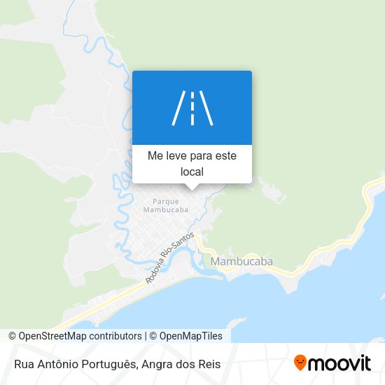 Rua Antônio Português mapa