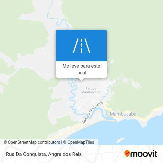 Rua Da Conquista mapa