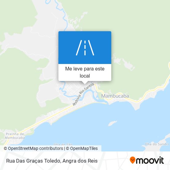 Rua Das Graças Toledo mapa