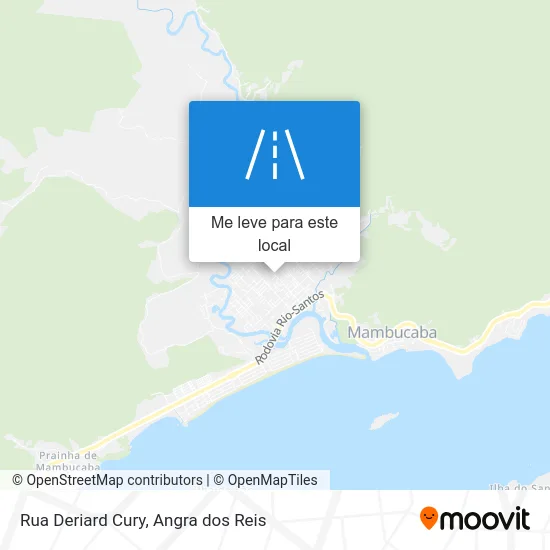 Rua Deriard Cury mapa