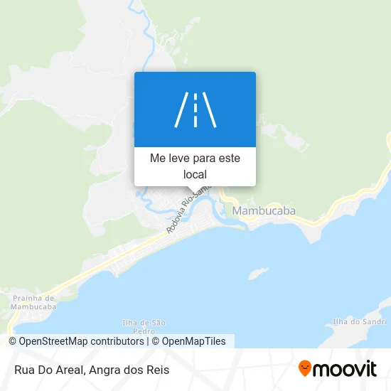 Rua Do Areal mapa