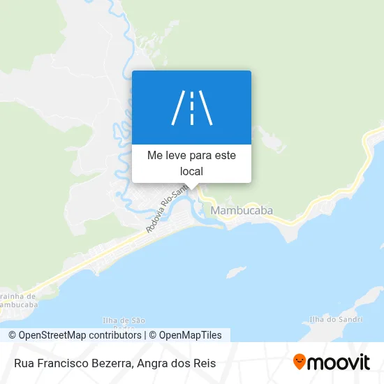Rua Francisco Bezerra mapa