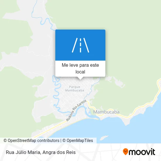 Rua Júlio Maria mapa